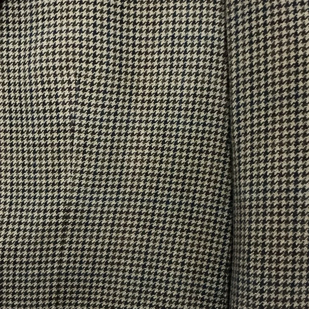 Chaps Ralph Lauren Men's‎ Hounds Tooth Sport Coat Jacket 42R 100% Silk Lined EUC